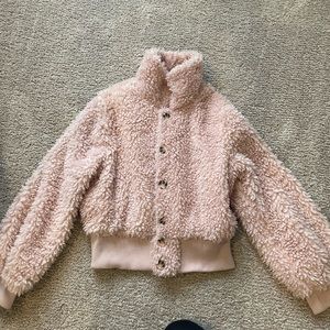 Pink Bomber Jacket. Size Large. From Fashion Nova